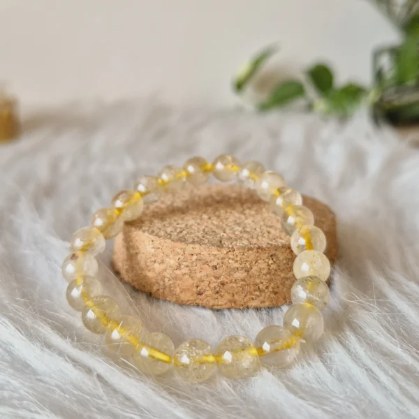 Rutilated Quartz Bracelet - Image 2