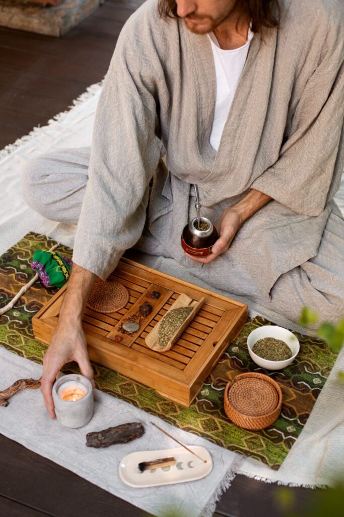 man holding cup outdoors high angle 1 1 1