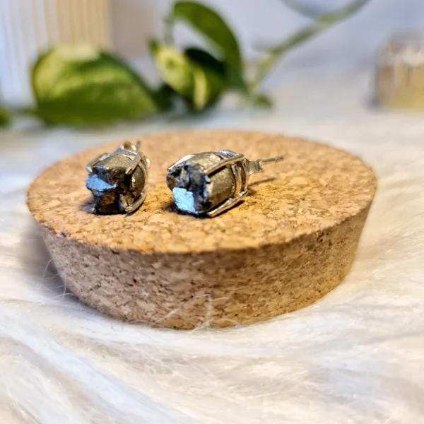 Light Coded Iron Pyrite Rings - Image 4