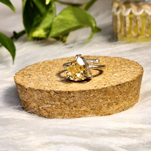 Light Coded Citrine Rings - Image 3