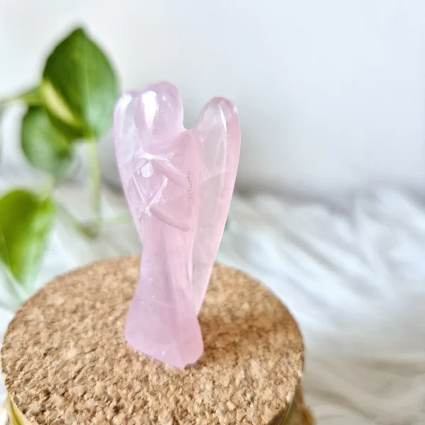 Light Rose Quartz Angel - Image 3