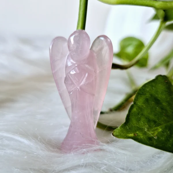 Light Rose Quartz Angel - Image 2