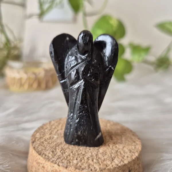 Light Coded Black Tourmaline Angel